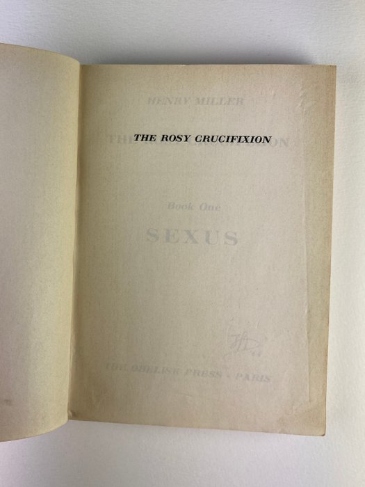 Image 2 of Henry Miller - Sexus - 1950