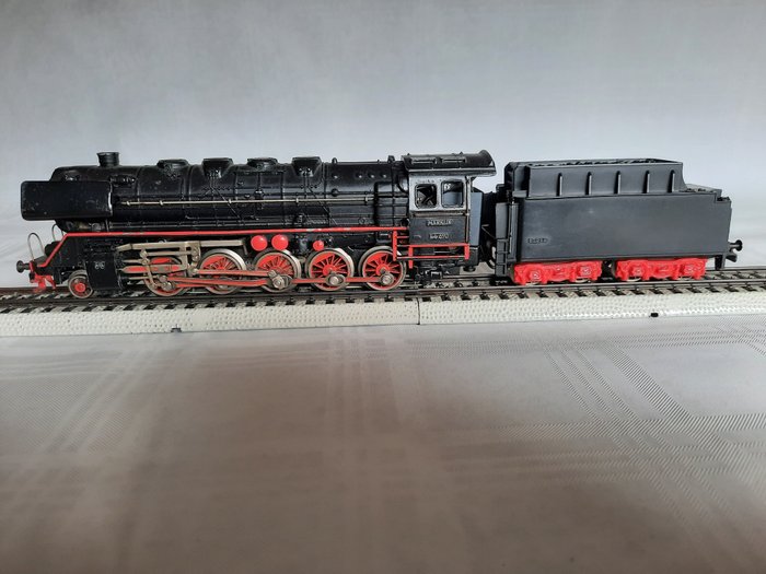 Image 3 of Märklin H0 - 3027.3 - Steam locomotive with tender - BR 44, with telex - DB