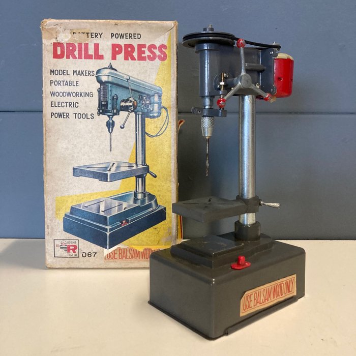 Preview of the first image of Toy Nomura - toy Drill Press - Battery Operated - 1960-1969 - Japan.