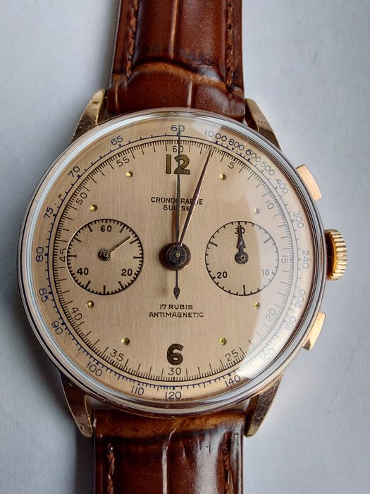 Chronographe Suisse - Chronograph Cal. Landeron 51 - Heren - 1950-1959