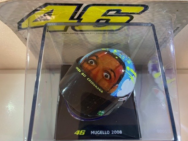 Preview of the first image of Spark - 1:5 - Casco Valentino Rossi Yamaha Mugello 2008 World Champion Moto GP.