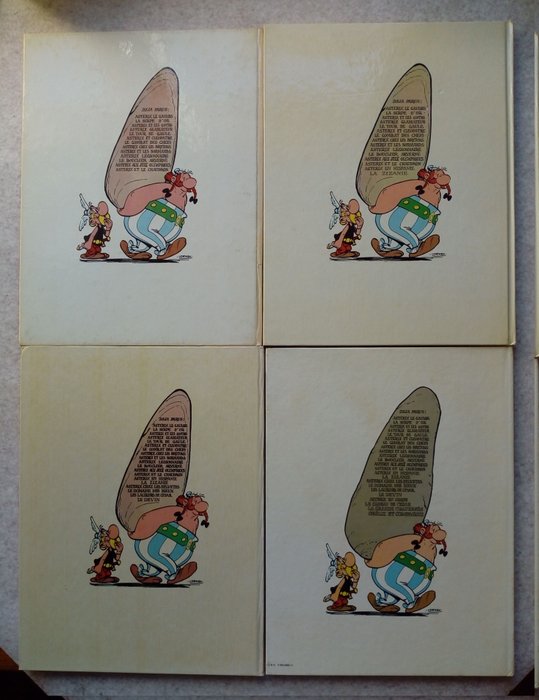 Image 2 of Astérix T13 + T15 + T19 + T23 - 4x C - First edition - (1969/1976)