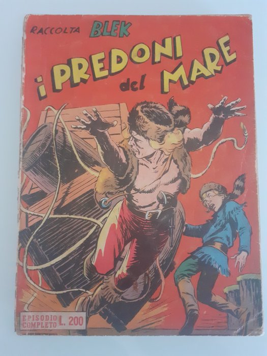 Preview of the first image of Grande Blek - Raccolta lire 200"I Predoni del mare" - Stapled - First edition - (1950).