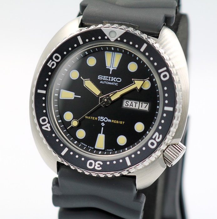 Seiko - Automatic Turtle Diver - 6309-7040 - Men - 1980-1989 | auctionlab