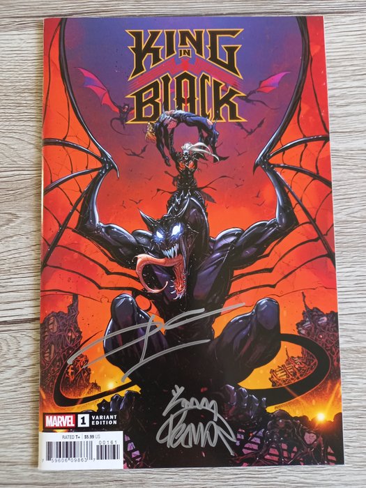 Image 2 of King in Black #1 RATIO 1:50 ! Key Issue ! " Iban Coello Variant Cover" - Signed By Story creator Do