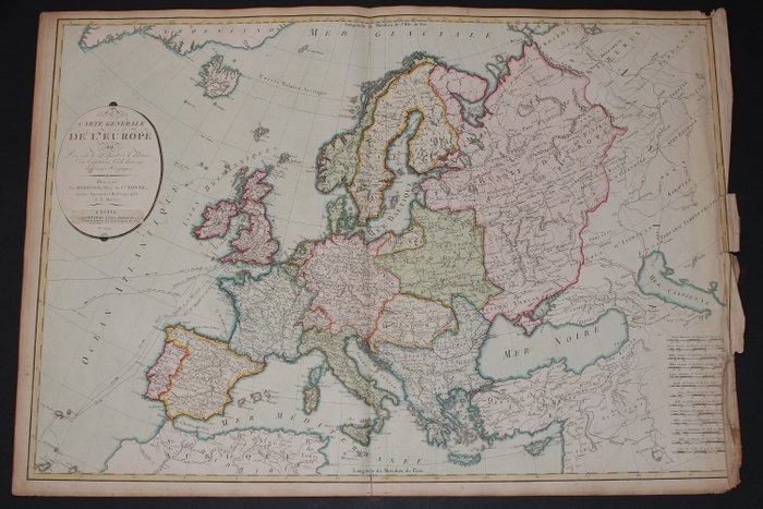 Preview of the first image of Europe, Carte générale de l'Europe; Hérisson - Le départ et le retour du Capitaine Cook, dans ses d.