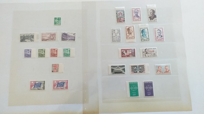 Image 3 of France 1937/1959 - France, collection in an album, mint**