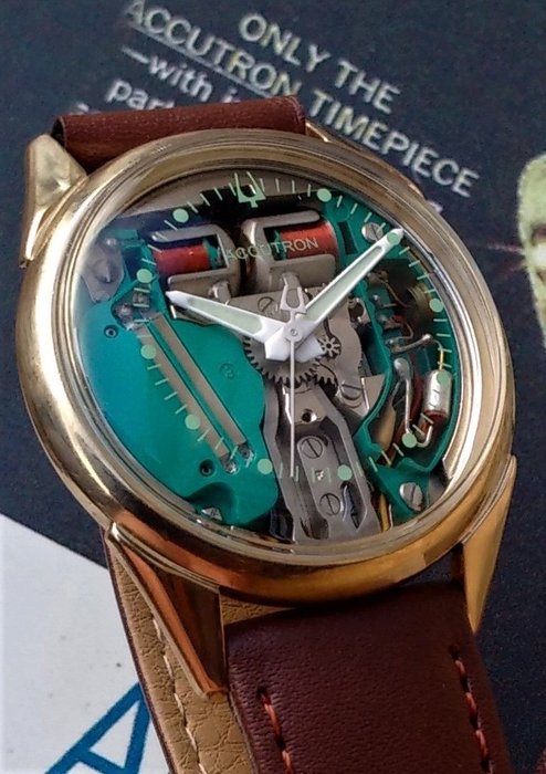 Preview of the first image of Bulova - Accutron Spaceview M6 214-Révisée-NO RESERVE PRICE - Men - 1966.