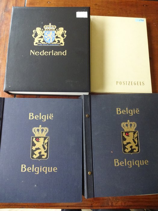 Preview of the first image of Belgium and the Netherlands 1849/1992 - 2 Davo boeken BELGIE1X DAVO de luxe Nederland en een instee.