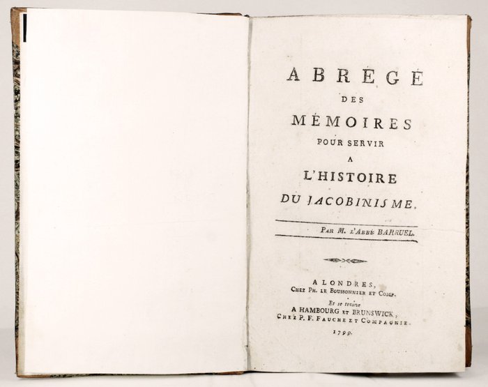 Preview of the first image of Barruel - Histoire du Jacobinisme - 1799.