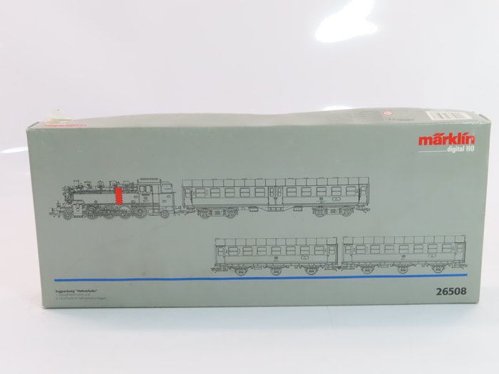 Image 3 of Märklin H0 - 26508 - Train set - Commuter traffic with BR 086 and 3 commuter carriages, 2nd class -