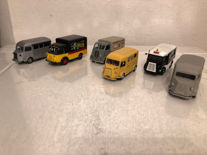 Preview of the first image of Ixo, eligor,welly - 1:43 - Citroen, Renault, Peugeot - 6 French Vans.