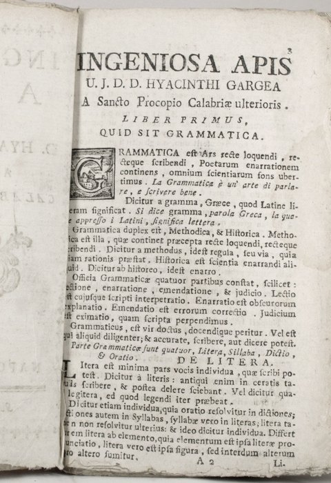 Image 2 of Garcea - Ingeniosa Apis - 1779