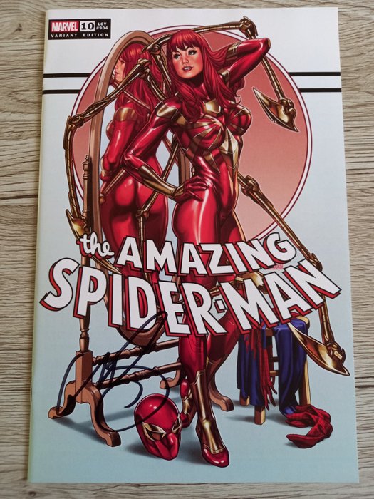 Image 2 of Amazing Spider-Man #10 NYCC 2022 Trade Dress Exclusive !! MARY JANE SOLD OUT ! - Signed by Mark Bro