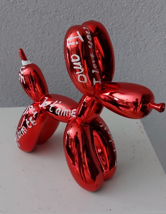 Preview of the first image of Amanda Dake (1974) - Balloon Dog Red Love.