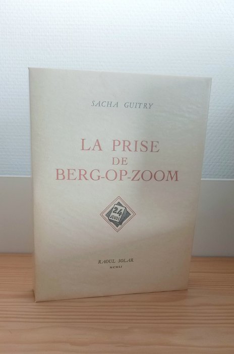 Preview of the first image of Signé; Sacha Guitry - La prise de Berg-op-zoom - 1951.