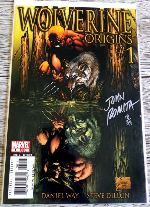 Preview of the first image of Wolverine: ORIGINS #1Limited 99 Signatures worlwide! - Signed by Wolverine artist creator J. Romita.