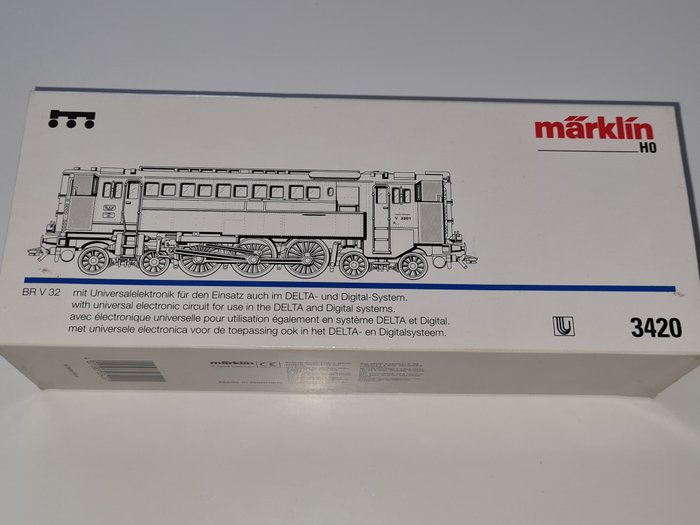 Image 3 of Märklin H0 - 3420 - Diesel locomotive - Diesel compressed air locomotive BR V3201 - DRG