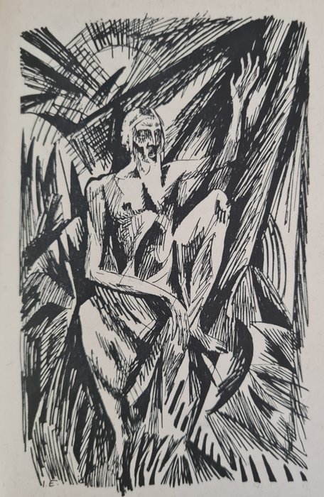 Image 2 of Curt Moreck - Der strahlende Mensch mit fünfzehn Bildern von Josef Eberz. - 1920