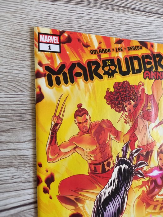 Image 3 of Marauders Annual #1 - 1ST PRINT ! - Signed by artist Creees Lee !!! With COA !! Limited ! (2022)