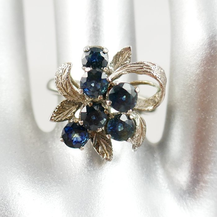 Image 3 of 925 Silver - Ring - 1.75 ct Sapphire