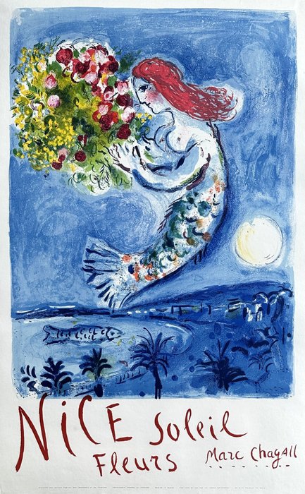 Preview of the first image of Marc Chagall (1887-1985) - Nice, baie des anges.