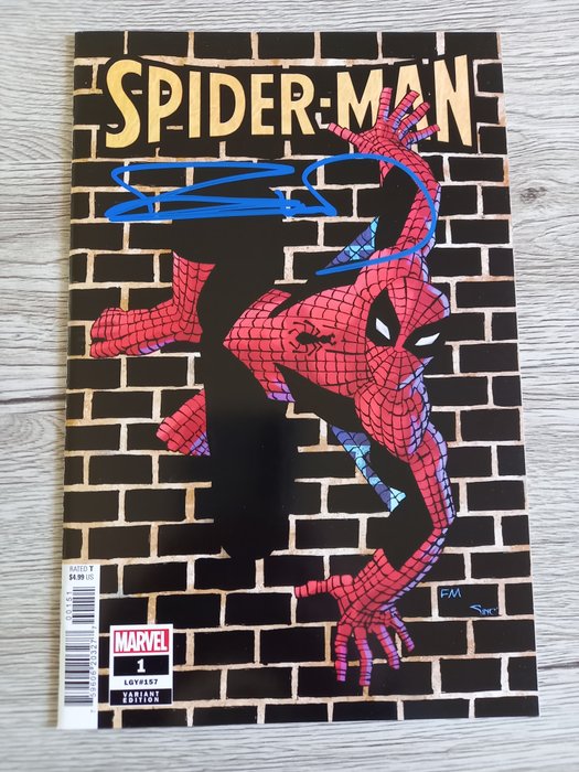 Image 2 of Spiderman #1 RATIO 1:50 - Signed by legendary creator Frank Miller! With COA ! - First edition