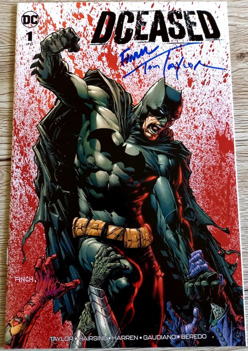 Preview of the first image of Dceased #1 Exclusive David Finch ! - Signed by creator Tom Taylor and cover artist David Finch !!!.
