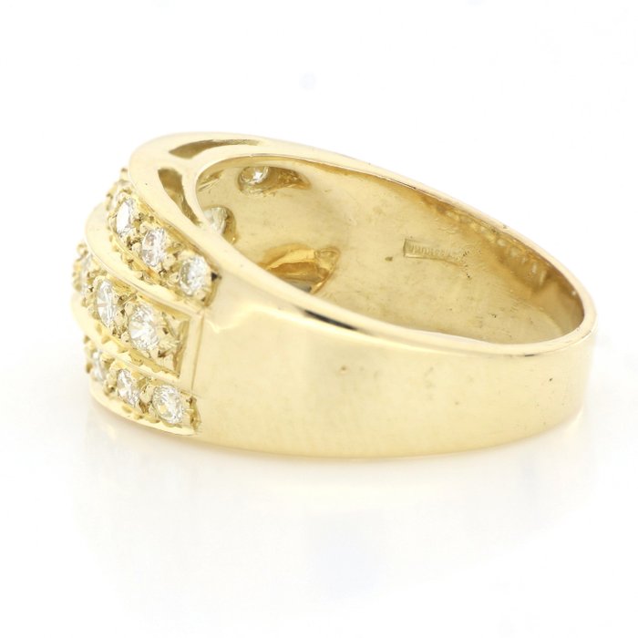 Image 3 of " No Reserve Price " - 18 kt. Yellow gold - Ring - 1.15 ct Diamond