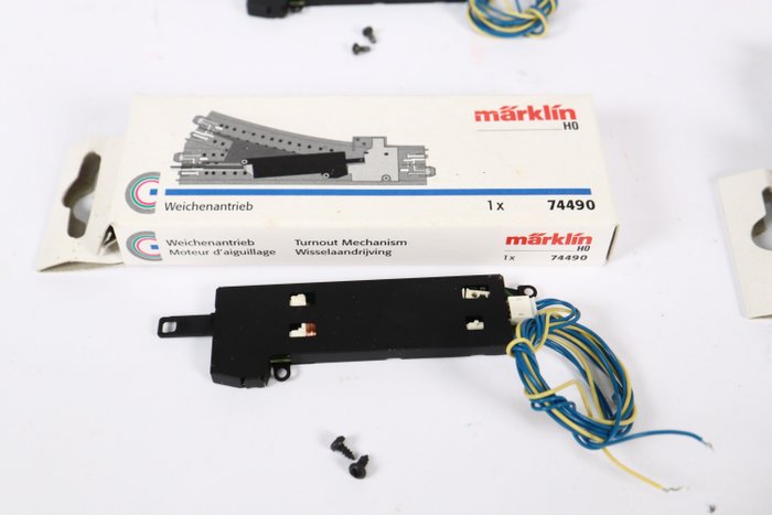 Image 3 of Märklin H0 - 74490 - Tracks - Five electric C-Rails point drives