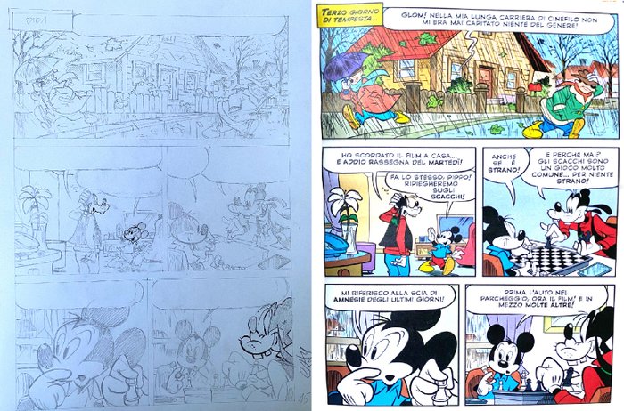 Preview of the first image of Topolino - “Io sono macchia nera” - Signed Original Comic Page by Casty - page 15 - (2021).
