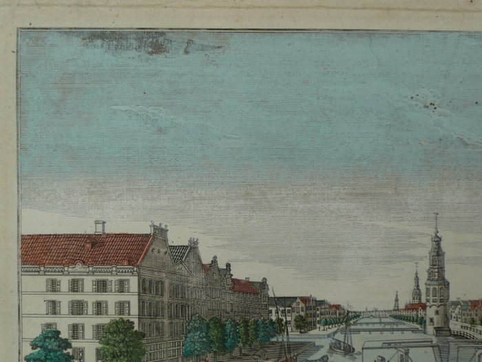 Image 3 of Netherlands, Amsterdam; Georg Matthäus Probst / Georg Balthasar Probst - A view of Amsterdam taken