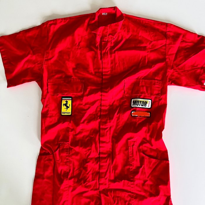 Preview of the first image of Clothing - Tuta integrale meccanico Motor Service, officina Ferrari - Ferrari - 1990-2000.