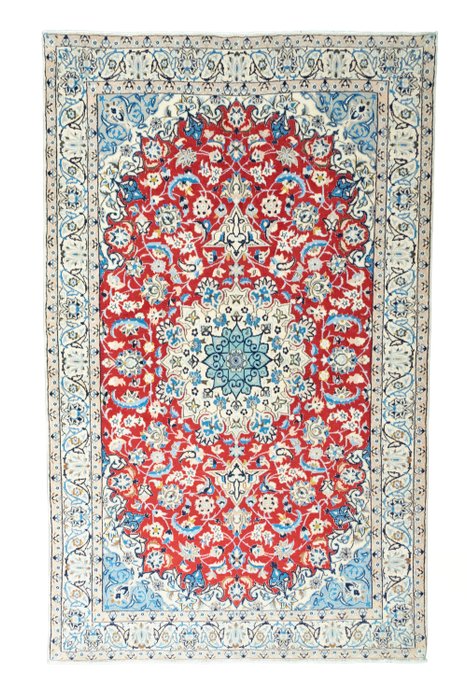 Nain - 非常精致的丝绸波斯地毯 - 小地毯 - 206 cm - 129 cm