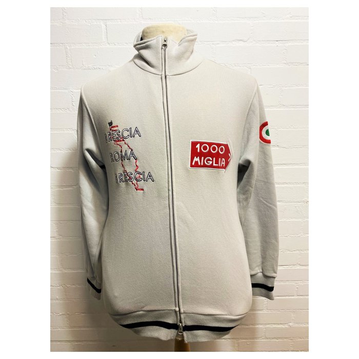 Preview of the first image of Clothing - Mille Miglia sweat-jacket. Officiële 1000 Miglia merchandise..