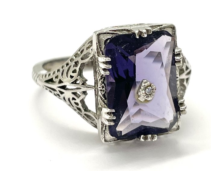 Image 3 of « NO RESERVE PRICE » - 925 Silver - Ring Amethyst