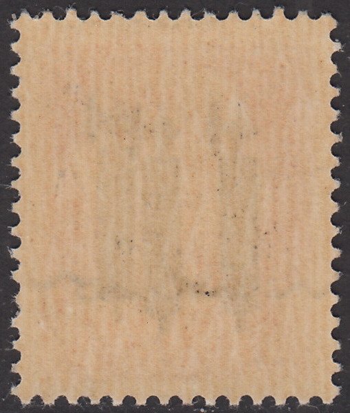 Image 2 of Italy 1944 - Overprint colour error, 75 c. carmine and 1.25 l. azure, triple black overprint of the