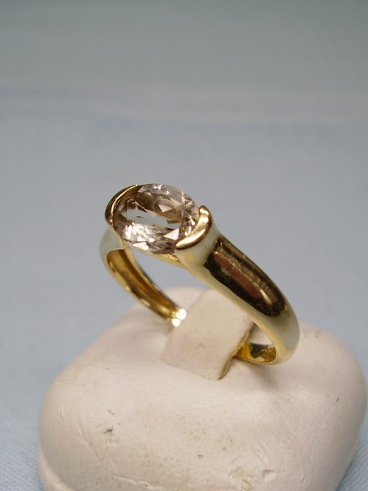 Image 2 of 14 kt. Yellow gold - Ring - 1.20 ct Citrine