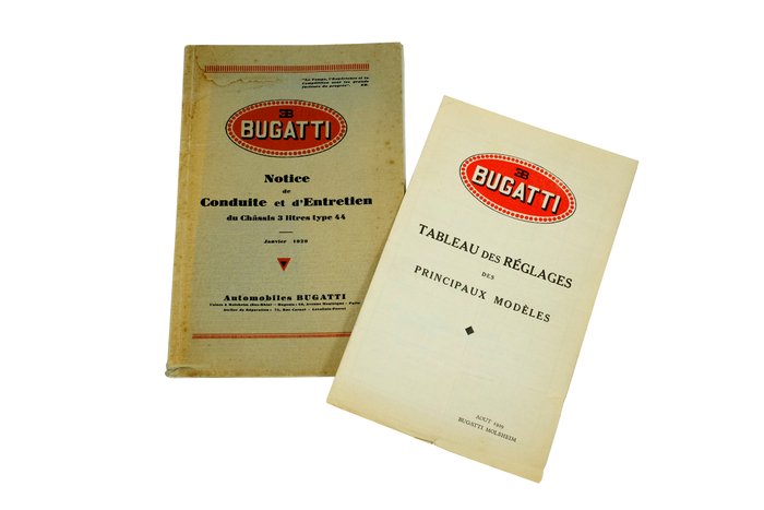 Preview of the first image of Brochures/catalogues - Bugatti - 1920-1930.
