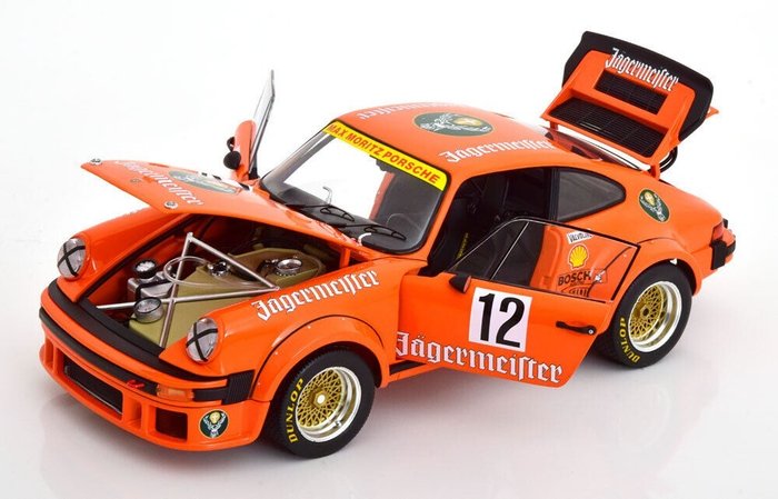 Preview of the first image of Schuco - 1:18 - Porsche 934- RSR - Jägermeister #12 - DRM 1976 - Limited-edition.