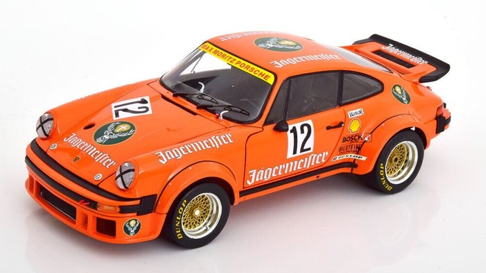 Image 2 of Schuco - 1:18 - Porsche 934- RSR - Jägermeister #12 - DRM 1976 - Limited-edition