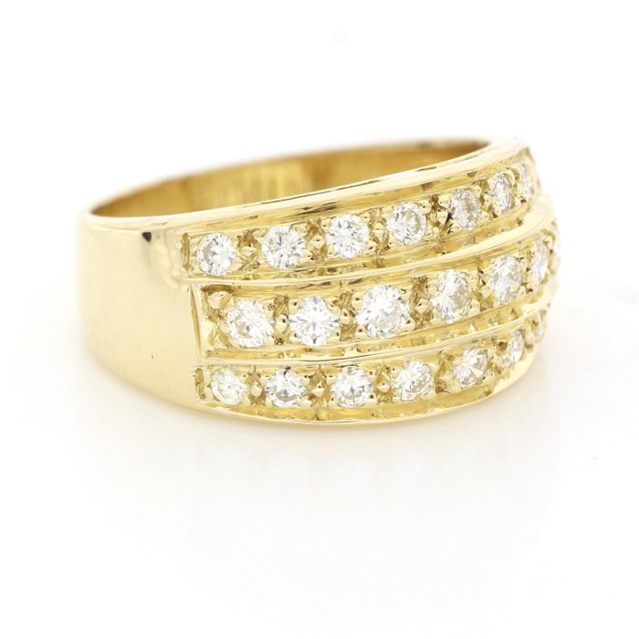 Image 2 of " No Reserve Price " - 18 kt. Yellow gold - Ring - 1.15 ct Diamond