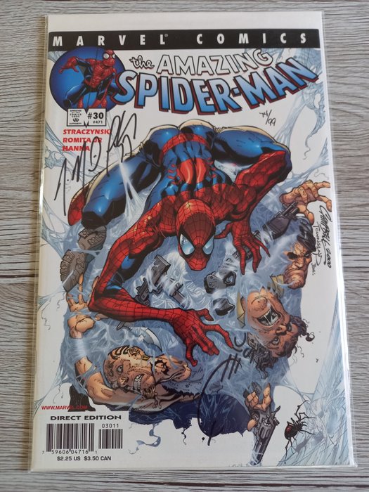 Image 2 of The Amazing Spider-Man #30 Big Keys : - "1st App Morlun and Ezekiel Sims" - Signed by Creator J. Mi