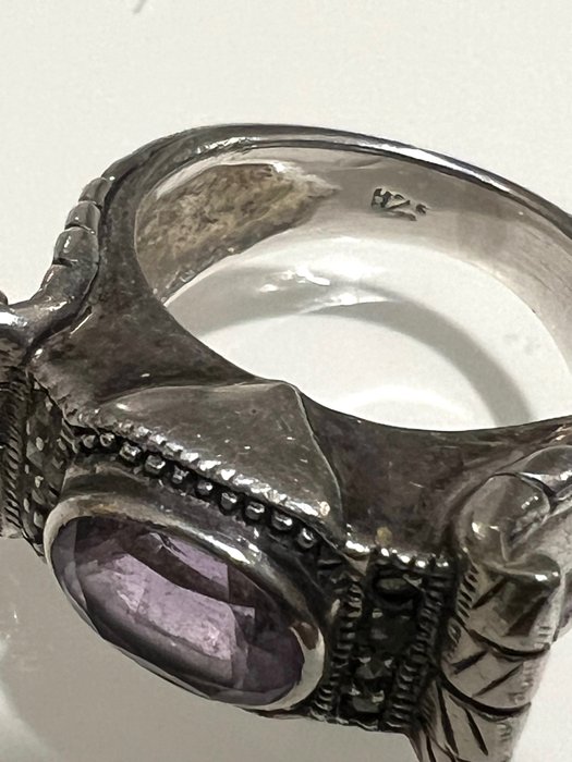 Image 3 of 925 Silver - Ring Amethyst
