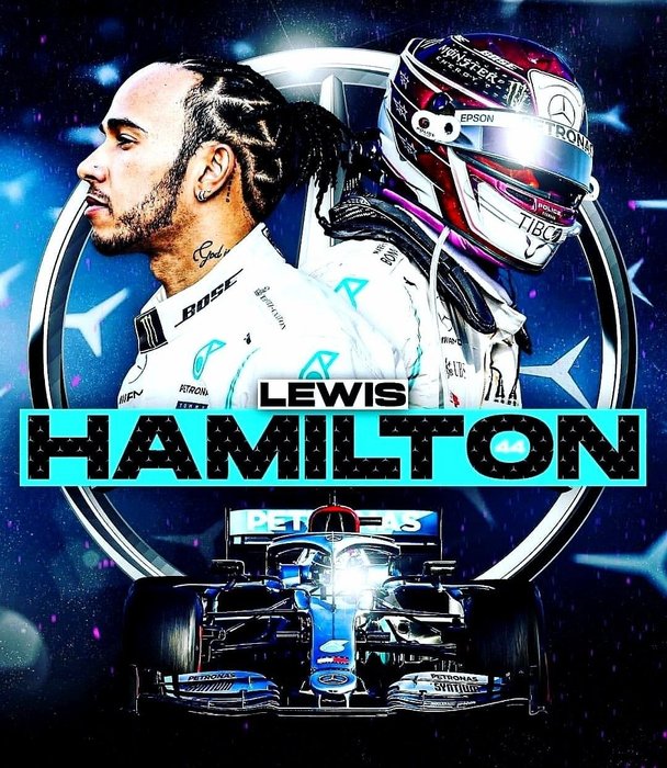 Image 2 of MiniChamps - 1:43 - Figura Lewis Hamilton + Podium Tributo 7x World Champion Fórmula 1