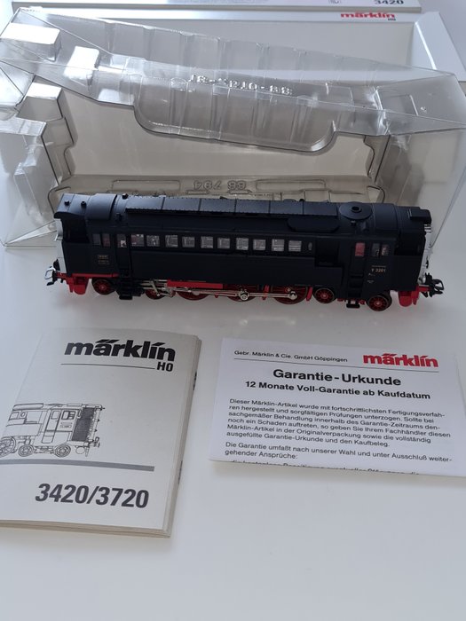 Image 2 of Märklin H0 - 3420 - Diesel locomotive - Diesel compressed air locomotive BR V3201 - DRG