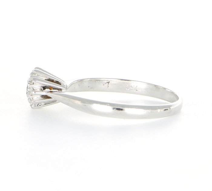 Image 3 of '' No Reserve Price '' - 18 kt. White gold - Ring - 0.30 ct Diamond