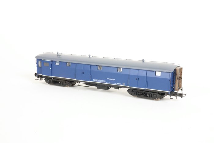 Preview of the first image of Artitec H0 - 20.248.01B - Freight carriage - 4-door Steel D, Berlin blue, epoch IV - NS.