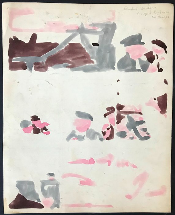 Image 2 of Beckers, André - Originele pagina - Criquet - Les Taxis des nuages - (1955)