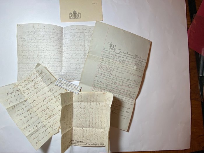Preview of the first image of Schepenen brief van Veere - Perkament betr. boedel van wijlen Cornelius Marinus van de Graaf te Vee.